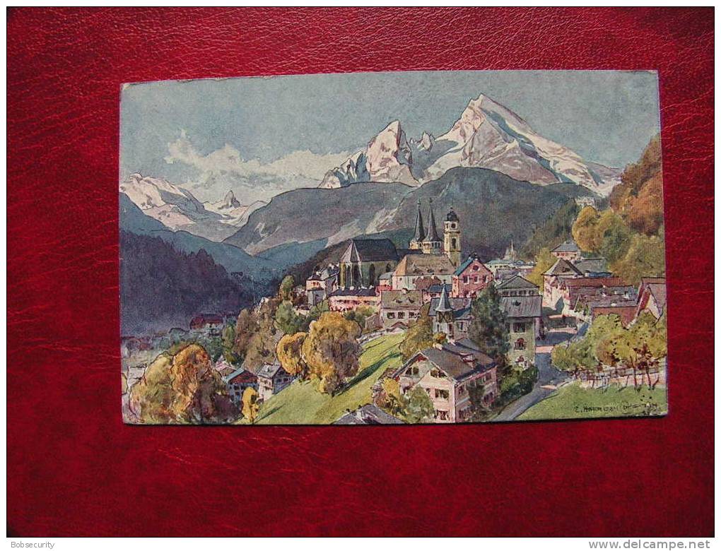 == Berchtesgaden , Künstler AK E.Harrison Compton * - Compton, E.T.