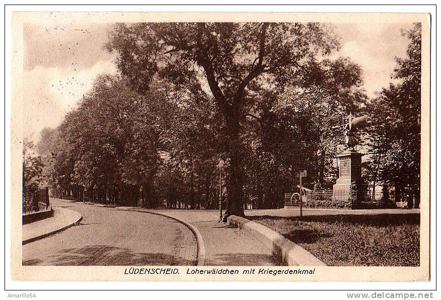 RAR Lüdenscheid - Kriegerdenkmal 1933 - Luedenscheid