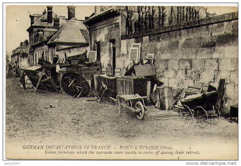 PONT-L'EVEQUE (oise) - Germain Devastations InFrance - Autres & Non Classés