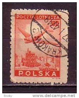 R3771 - POLOGNE POLAND AERIENNE Yv N°15 - Used Stamps