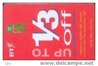 # UK_BT BCC122 Up To 1/3 Off 2 Gpt3 01.99  Tres Bon Etat - BT Général