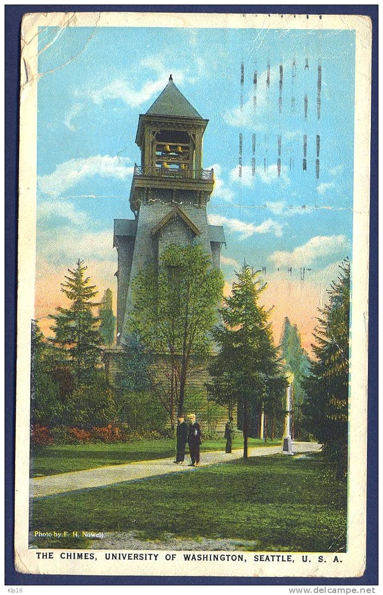 SEATTLE,THE CHIMES,UNIVERSITY OF WASHINGTON,OLD PC 1924 - Seattle