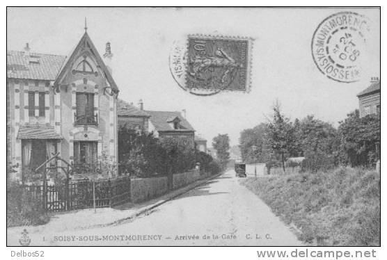 SOISY - SOUS  - MONTMORENCY - Arrivée De La Gare - Soisy-sous-Montmorency