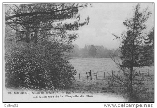 MOURS 19 .  Villa St - Régis , La Villa Vue De La Chapele Du Clos - Mours