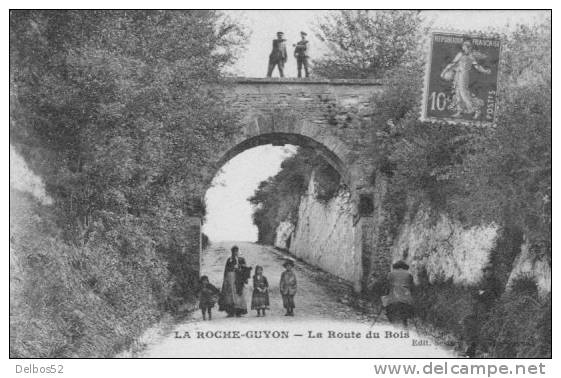 LA ROCHE - GUYON - La Route Du Bois - La Roche Guyon