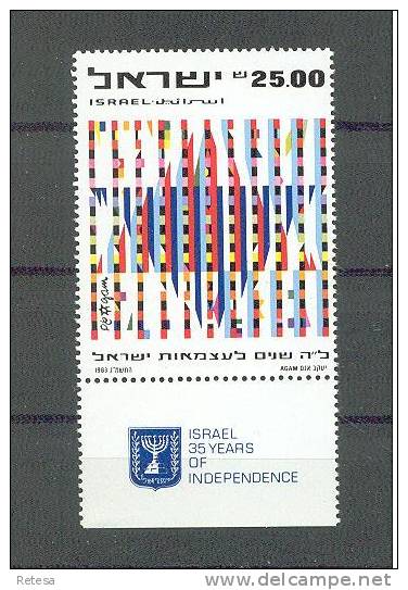 ISRAEL  35 JAAR ONAFHANKELIJKHEID  1983 **  MET TAB - Neufs (avec Tabs)