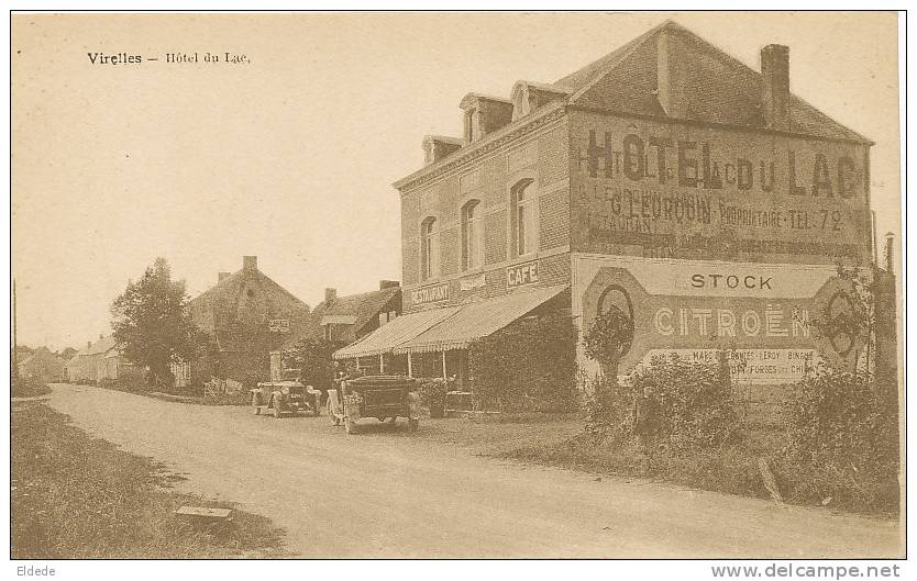 Virelles Virele Chimay Hotel Du Lac G. Leurquin Pub Citroen Truites Poisson A L Escabeche - Chimay