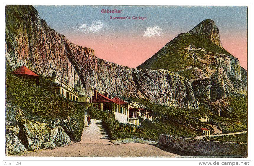 RAR GIBRALTAR - Governor's Cottage Cca 1910 ! - Gibraltar