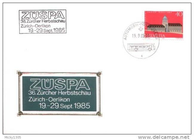 Schweiz / Switzerland - Sonderstempel / Special Cancellation (t103) - Busses