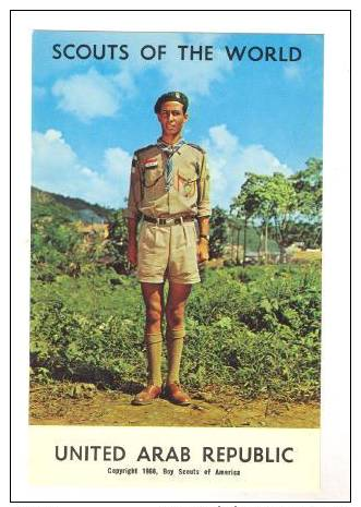 Boy Scouts Of The World, United Arab Republic,40-60s - Scoutisme