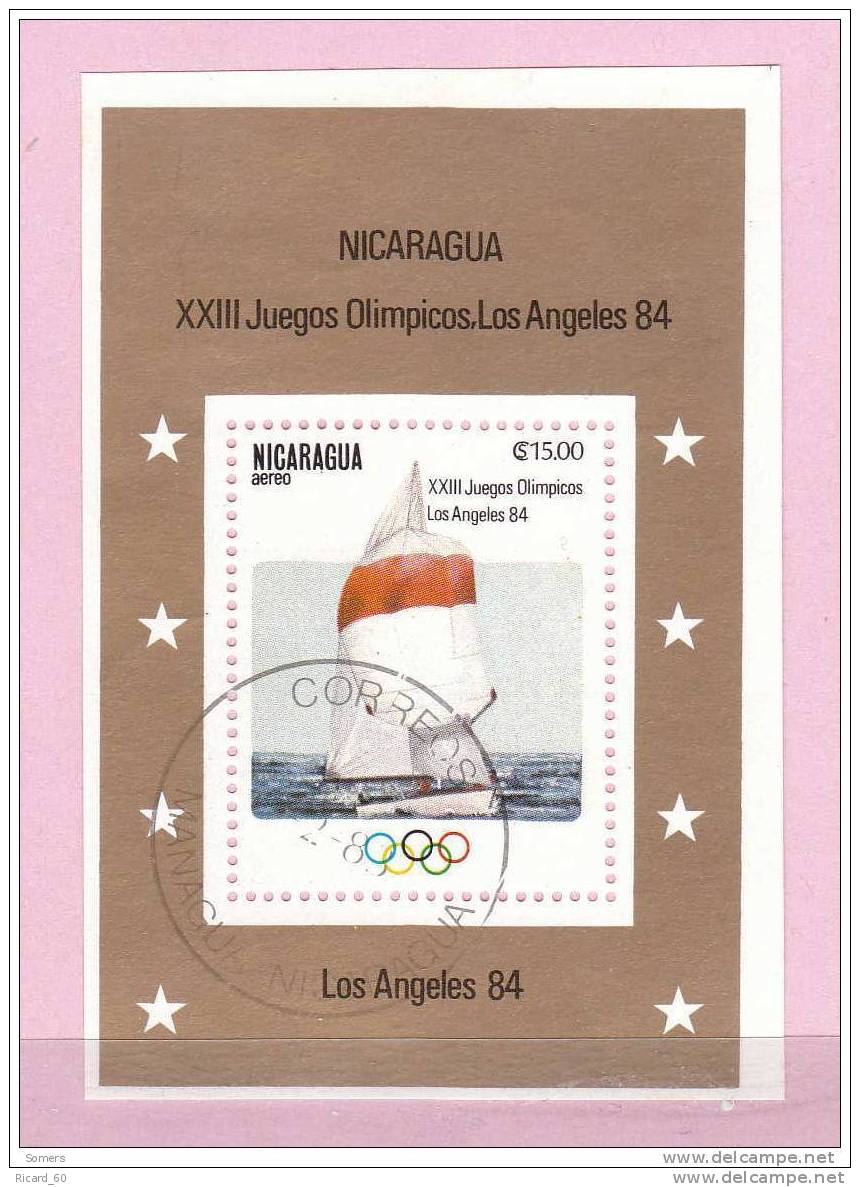 Bloc Du Nicaraguz, Jeux Olympiques De Los Angeles, Voile, Régates .1984. - Summer 1984: Los Angeles