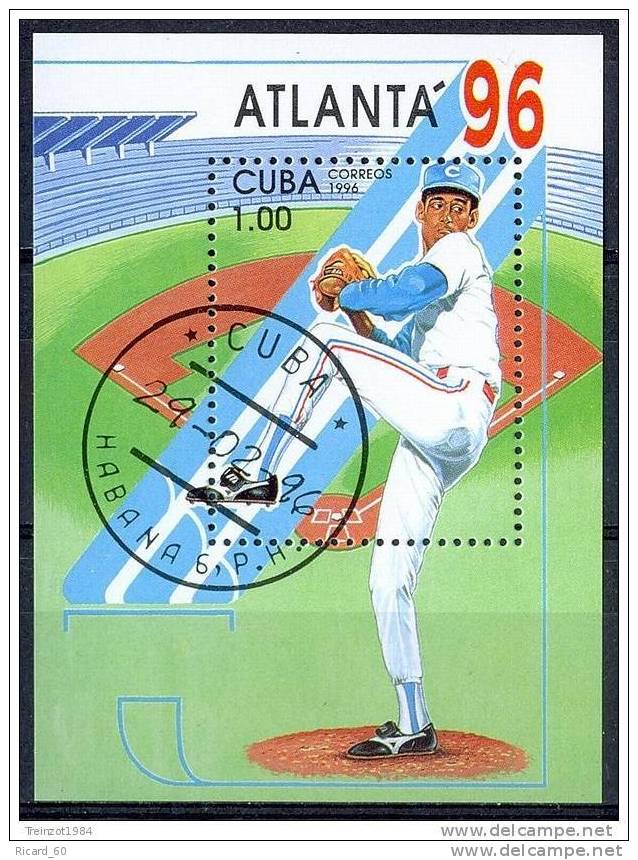 Bloc De Cuba, Jeux Olympiques D'atlanta, Base Ball, .1996 - Ete 1996: Atlanta