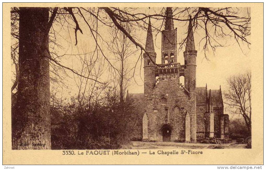 3330  -  Le Faouet  -  Chapelle St Fiacre - Faouët