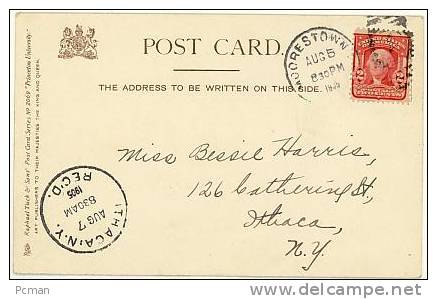 PRINCETON UNIVERSITY.  New Library. Raphael Tuck & Sons' Post Card Series No. 2069, Sent 1905 UDB - Tuck, Raphael
