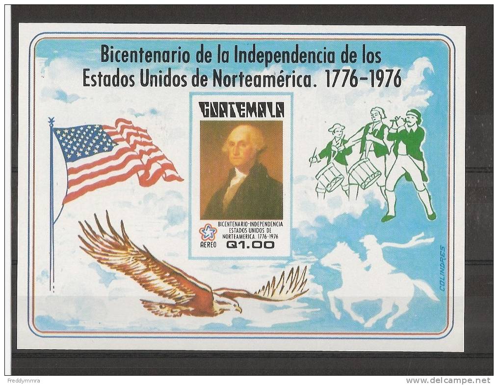 Guatemala:  Michel - BF 20/ 23 ** - Onafhankelijkheid USA