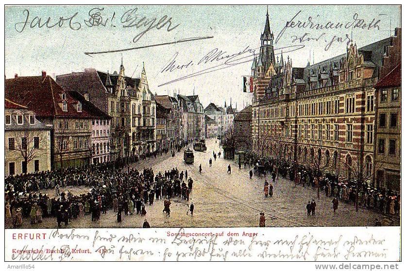 RAR ERFURT -- Sonntagskonzert Auf Dem Anger 1906 ! - Erfurt