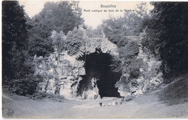 Bruxelles  Pont Rustique Au Bois De La Chambre - Forêts, Parcs, Jardins