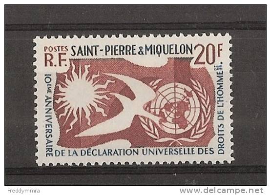 St Pierre & Miquelon::  358 ** - Unused Stamps