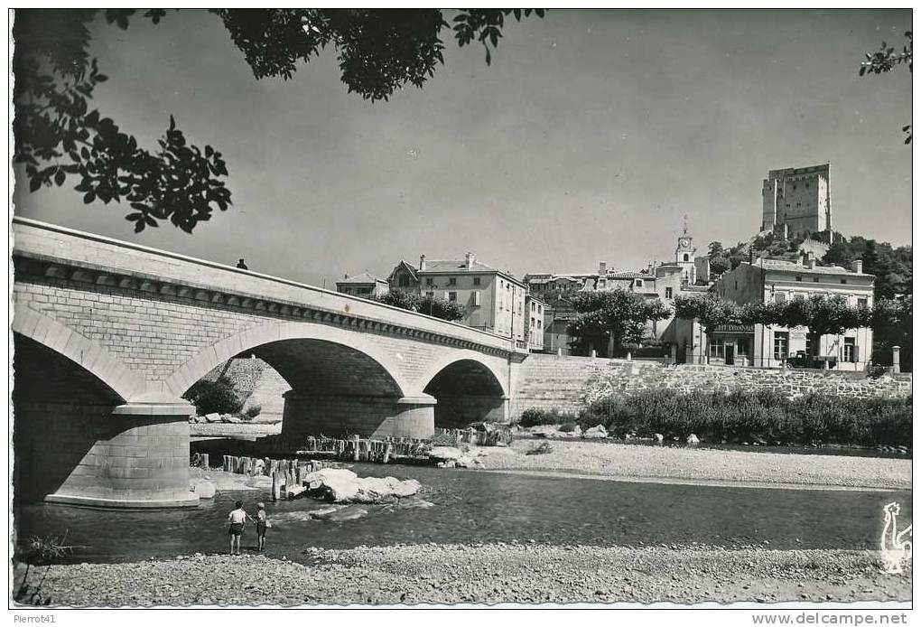 Le Pont Sur La Drôme, La Poste Et La Tour - Crest