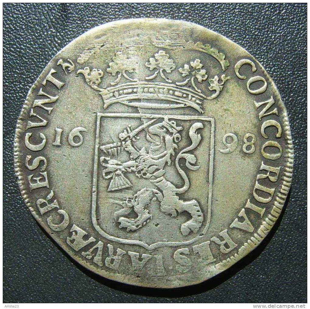 Netherlands 1698 Riksdaler - Thaler -  Utrecht - Silver Ducat - …-1795 : Période Ancienne