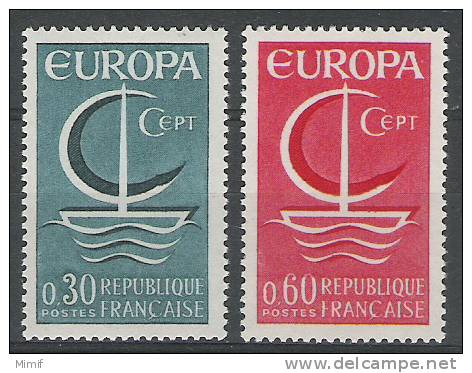 Europa 1966 - YT 1490 Et 1491 Neufs**  -  Parfait état - 1966