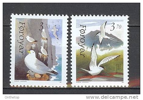 1991 Michel 221-222 MNH - Faroe Islands
