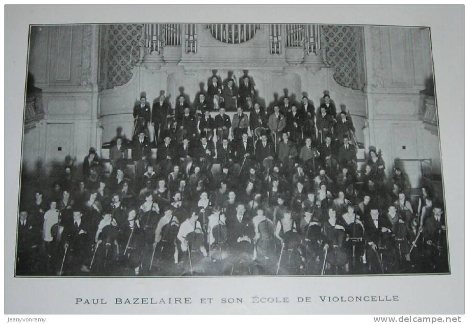 L'enseignement Du Violoncelle En France - Par Paul Bazelaire - 1928. - Musique