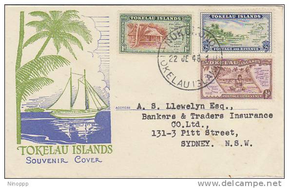Tokelau-1948 Definitives  FDC - Other & Unclassified