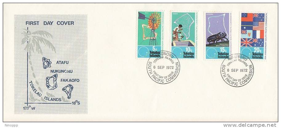 Tokelau-1972  South Pacific Commission  FDC - Other & Unclassified