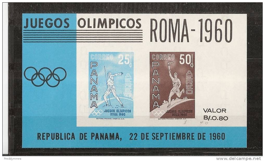 Panama: BF 8 ** - Summer 1960: Rome