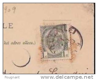 BELGIQUE:LE ROEULX (Hainaut):Château Des Viviers Et L´Etang.1909.Carte Envoyée à La Louvière. - Le Roeulx