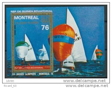 Bloc Corée De Guinée équatoriale: Jeux Olympiques De Montréal, Voile, Régates, 1976 - Ete 1976: Montréal