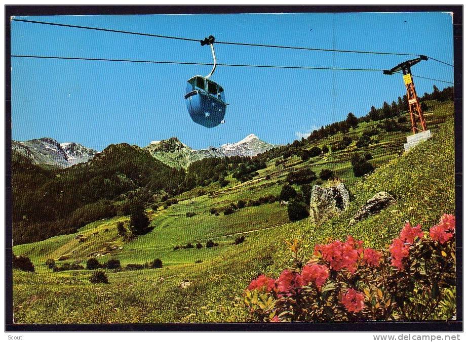 PEJO TERME - FUNIVIA DI TARLENTA - 1980 - VIAGGIATA (°) - Funiculaires