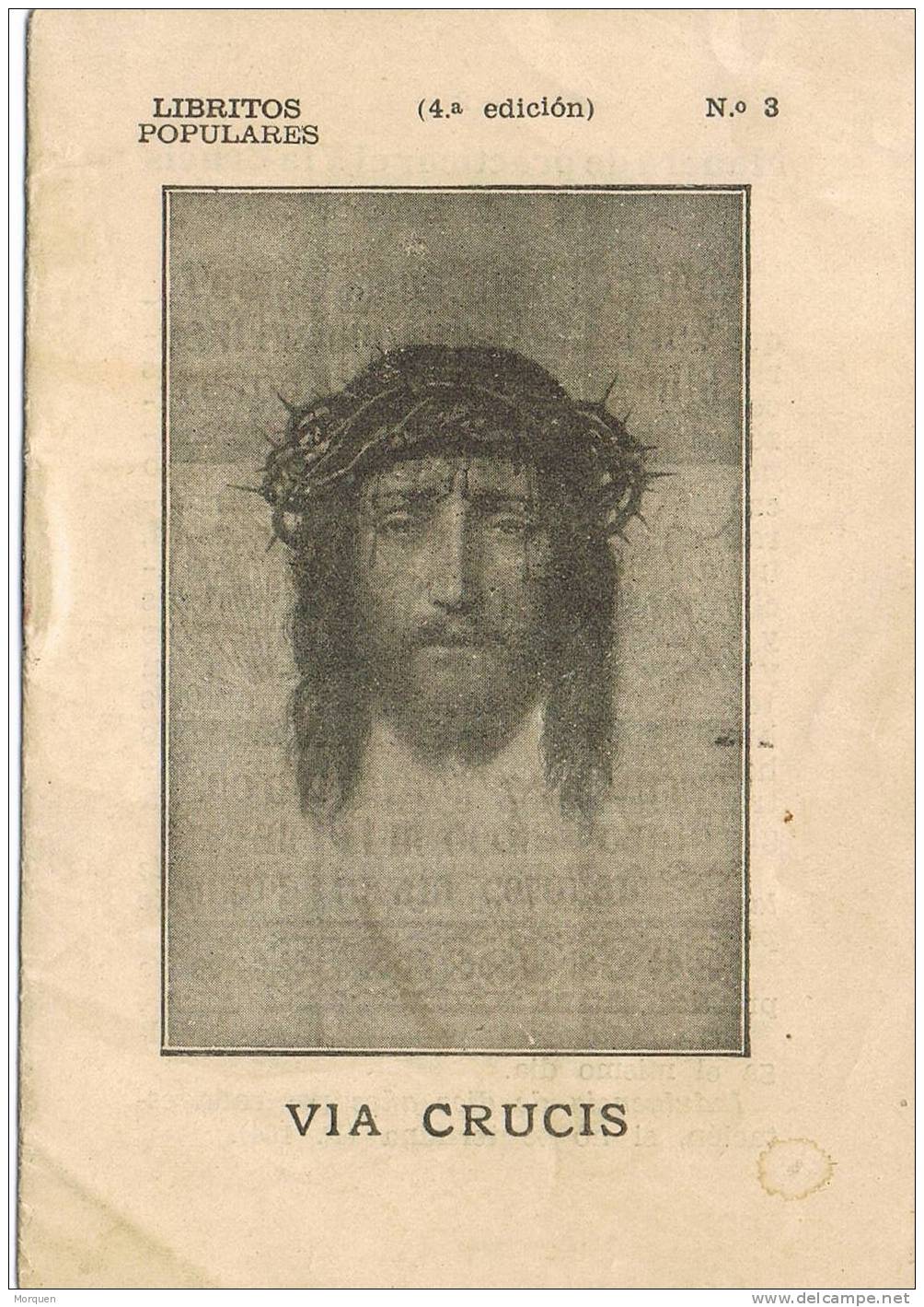Librillo De 16 Paginas. VIA CRUCIS. Ed. Barcelona - Christianism