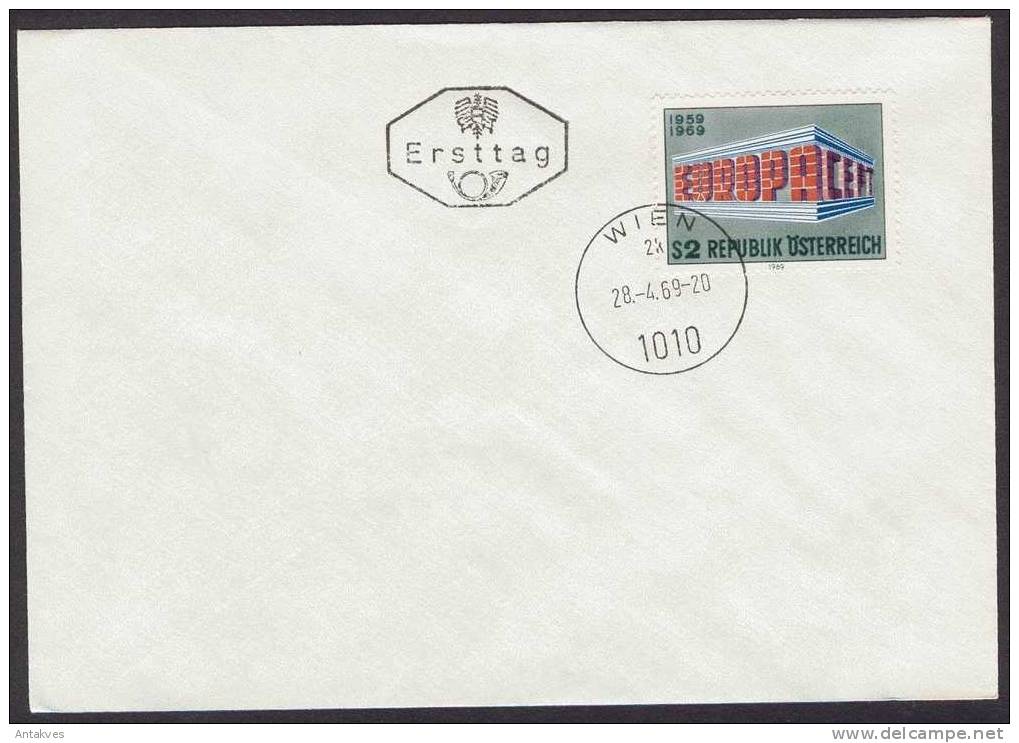 Austria Osterreich 1969 Europa CEPT FDC - 1969