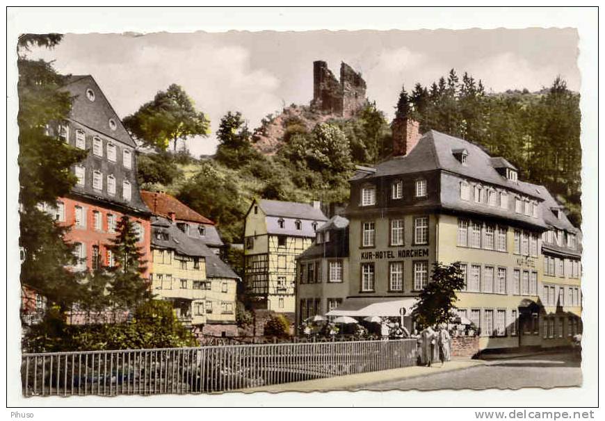 D383  MONSCHAU : Rotes Haus Mit Haller - Monschau