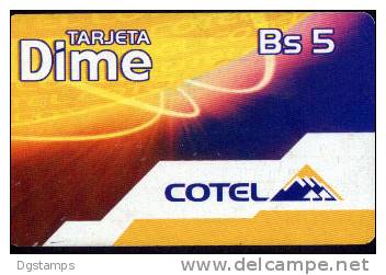 Bolivia 2002 COTEL Dime. Múltiple: Llamada Local, Larga Distancia Y Movil. MUY RARA. - Bolivie