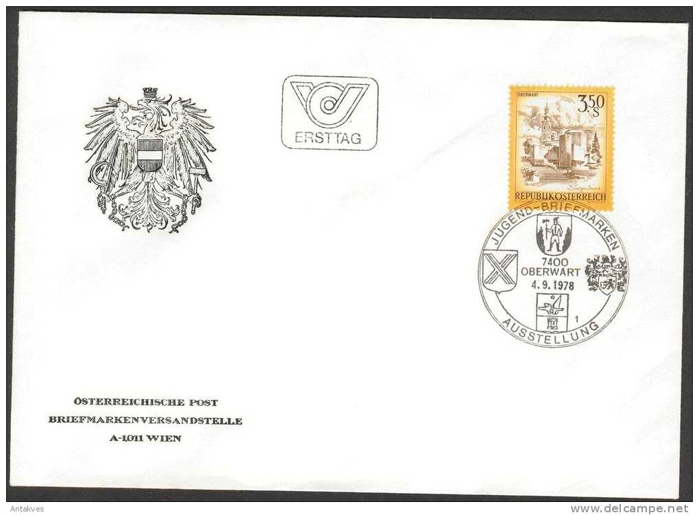 Austria Osterreich 1978 Oberwart FDC - Lettres & Documents