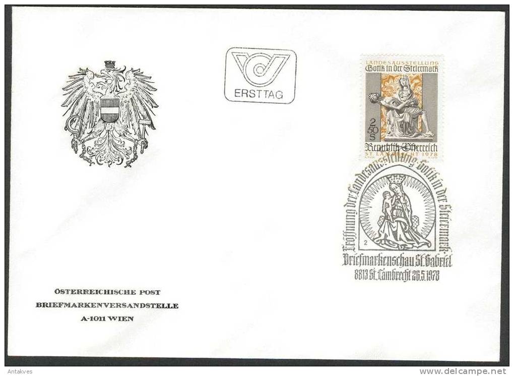 Austria Osterreich 1978 Botik In Der Stelemark FDC - Covers & Documents