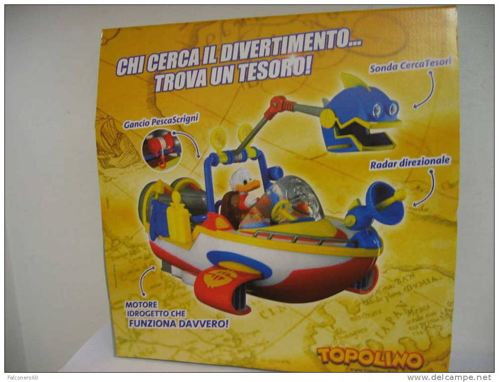 Gadget  Disney:  L'ALISCAFO  CERCATESORI  DI  ZIO  PAPERONE - People