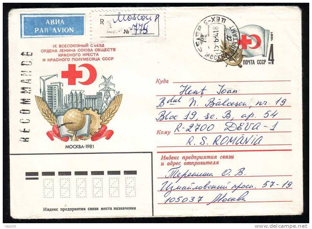RUSSIA 1981 ENTIER POSTAUX COVER  Stationery  With ENRERGIES. - Elektriciteit
