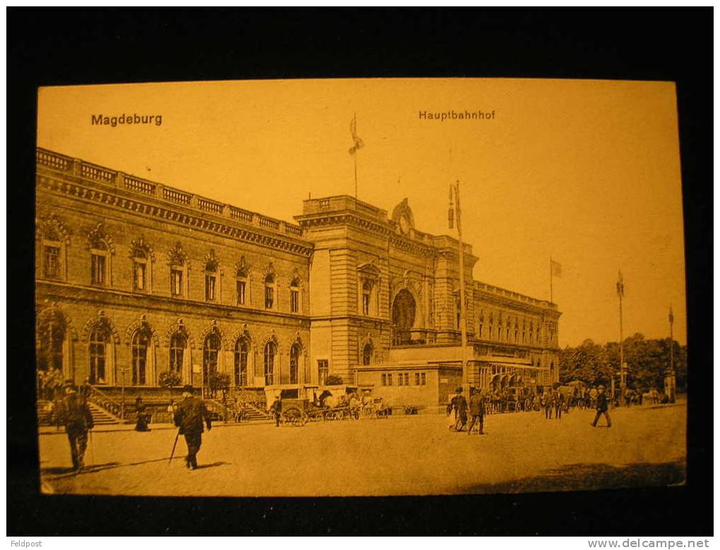 Cachet Rotes Kreuz Frauenverein Magdeburg 1917 - Machines à Affranchir (EMA)