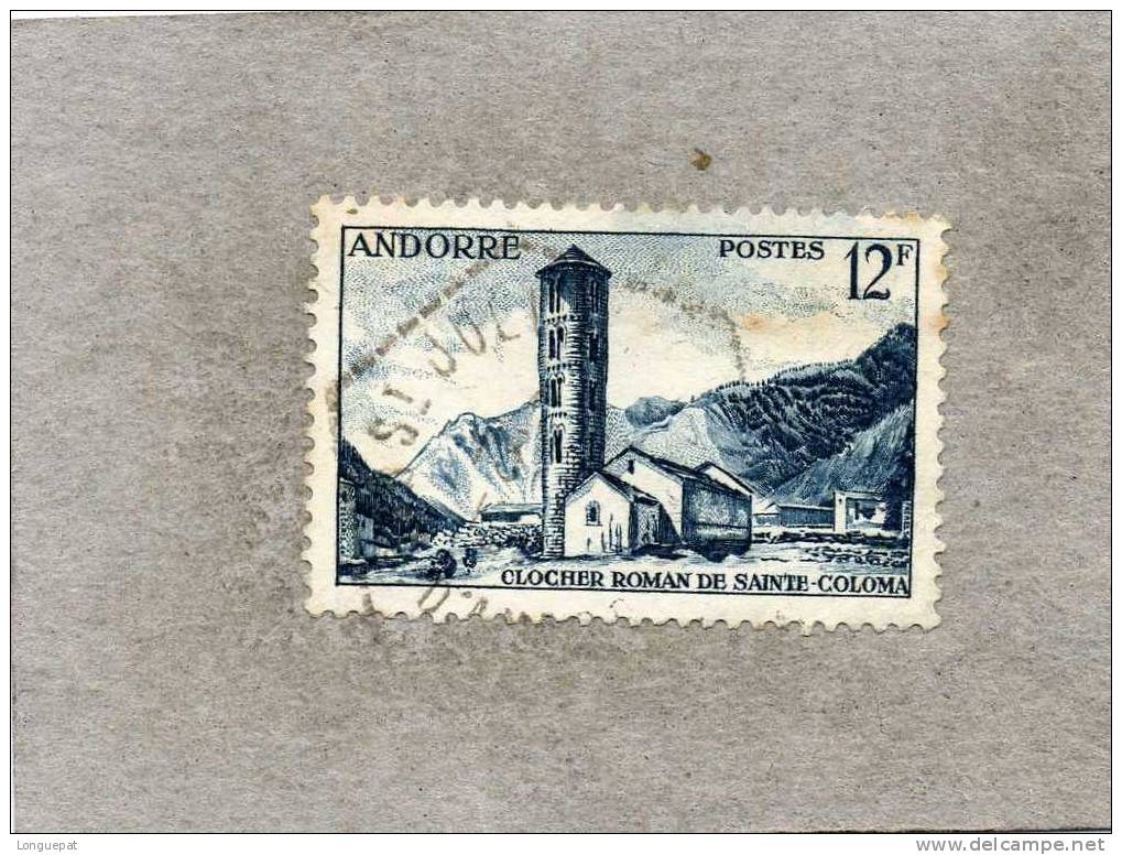 ANDORRE Frs : Paysages De La Principauté : Clochet De Sainte- Coloma - Used Stamps