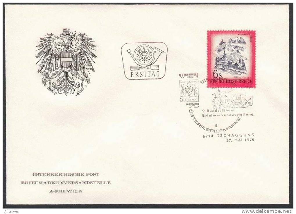 Austria Osterreich 1975 125 Jahre Osterreich Briefmarke FDC - Lettres & Documents