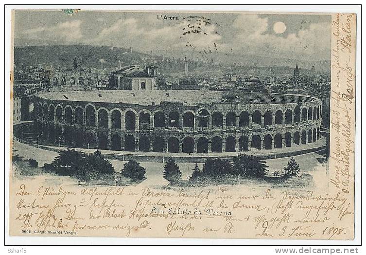 Un Saluto Da VERONA 1898 L'Arena Andata - Verona