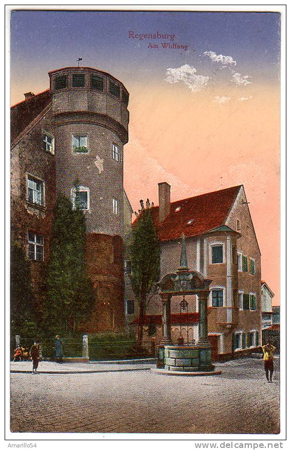 RAR Regensburg - Am Widfang, Brunnen Feldpost 1918 ! - Regensburg