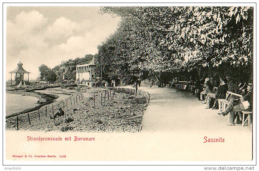 TOP Sassnitz - Bieramare, Strandpromenade Um 1900 - Sassnitz