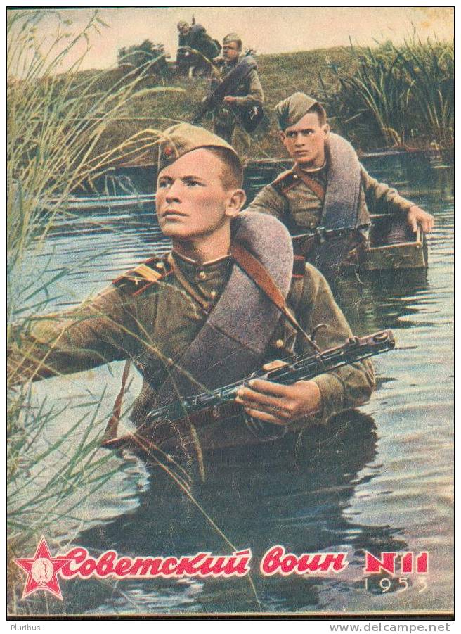 SOVIET SOLDIER, RUSSIA USSR MILITARY MAGAZINE, 1953-11 - Revues & Journaux