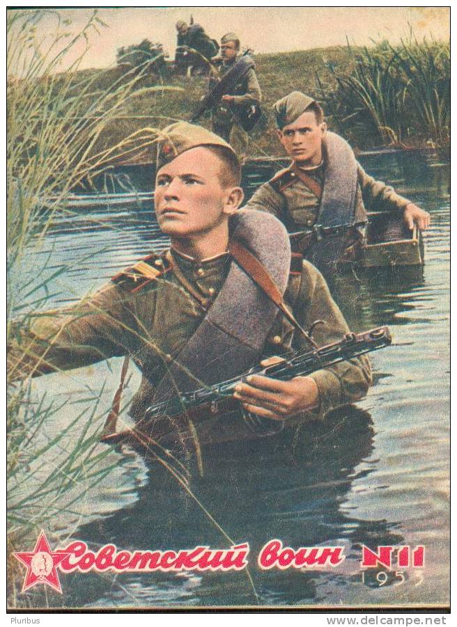 SOVIET SOLDIER, RUSSIA USSR MILITARY MAGAZINE, 1953-11 - Riviste & Giornali