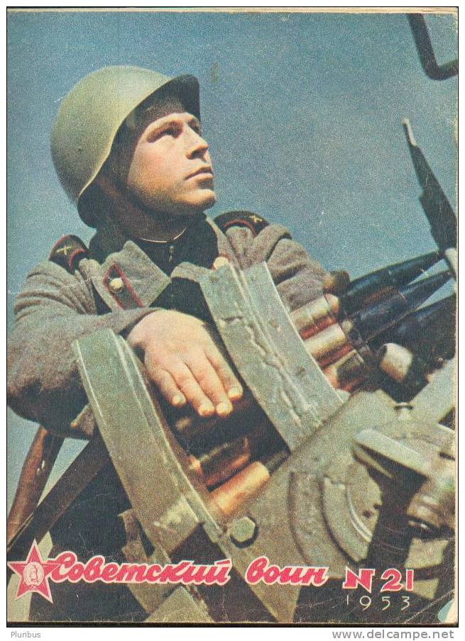 SOVIET SOLDIER, RUSSIA USSR MILITARY MAGAZINE, 1953-21 - Revistas & Periódicos